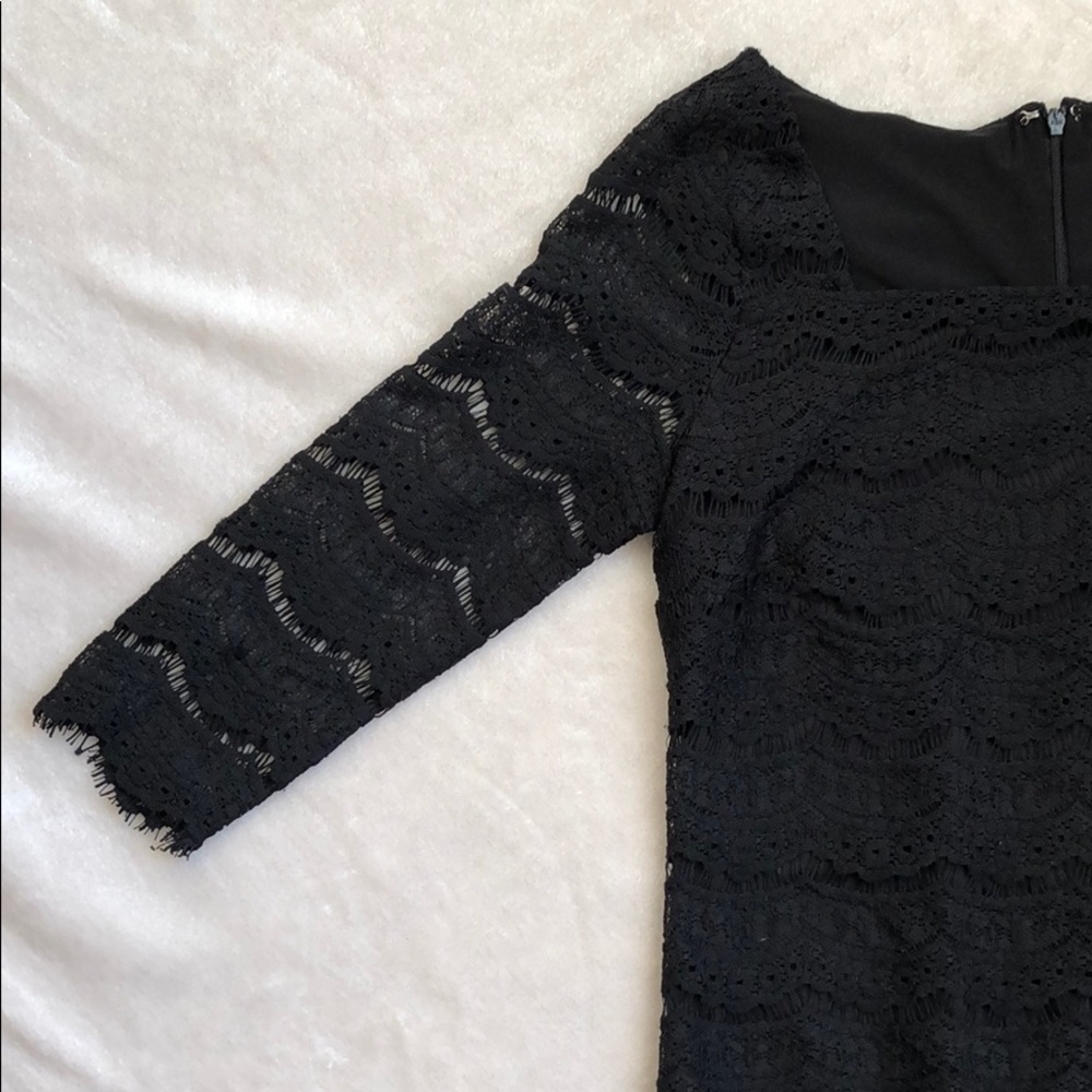 White House Black Market Long Sleeve Lace Dress - Picture 2 of 5